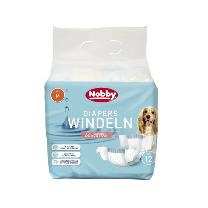 Diapers for female dogs Nobby Pet (x12) [Size M]