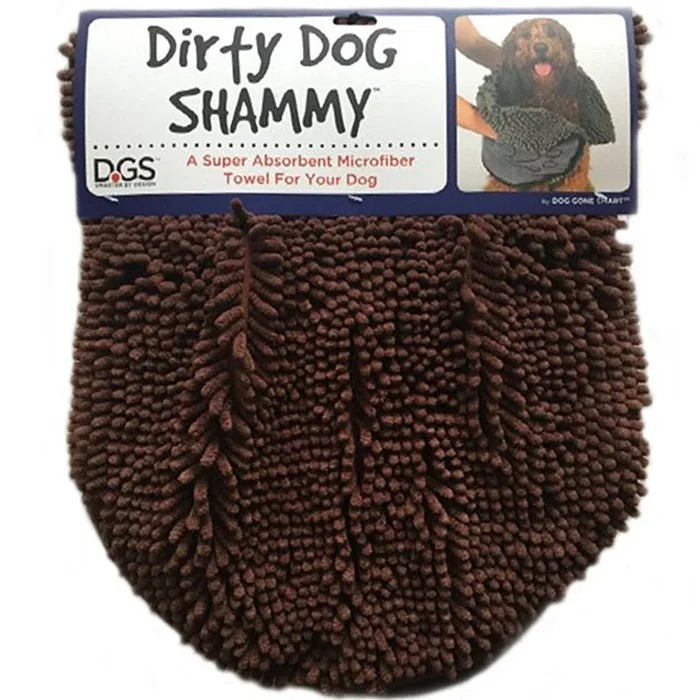 Dirty Dog Shammy Towel – Brown