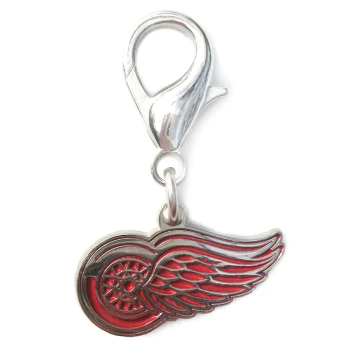 Diva Dog Detroit Red Wings Logo Dog Collar Charm