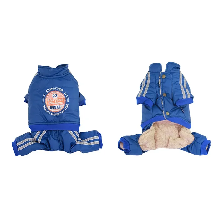 Dobaz Bomber Dog Jumpsuit – Blue