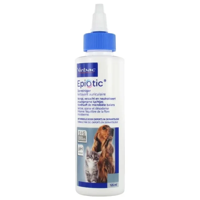 Dog and cat care ear cleaner Virbac Epiotic [Size 125 ml]