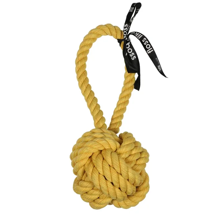 Dog ball with buckle Ebi Are you knots [Size 37x14x14 cm]