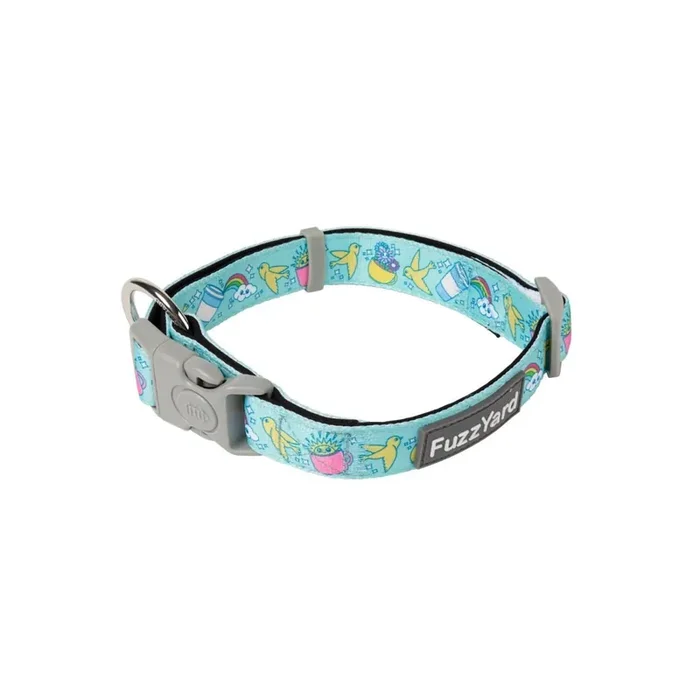 Dog collar FuzzYard Wakey Wakey [Size S]