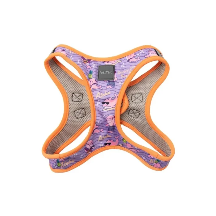 Dog harness FuzzYard Step In – Aloha Dolphins [Size XS (42/47.5 cm)]
