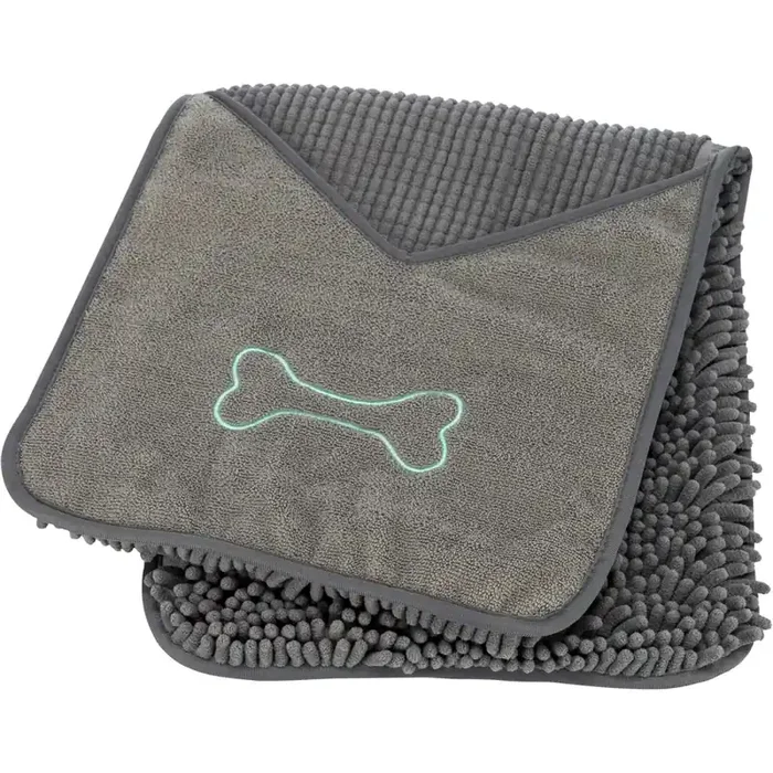 Dog towel with microfiber hand pockets Trixie