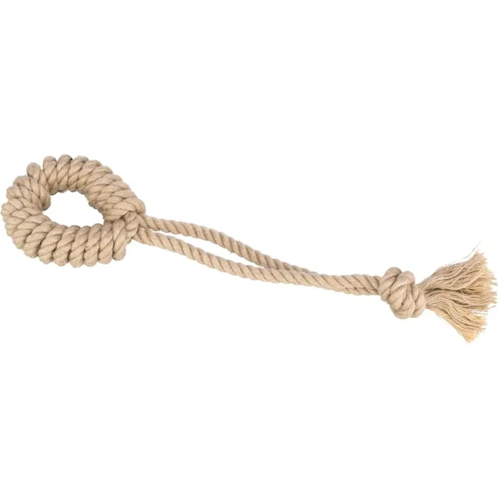 Dog toy rope with hemp/cotton ring Trixie