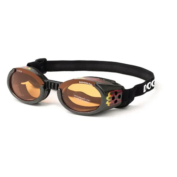 Doggles – ILS2 Racing Flames Frame with Orange Lens