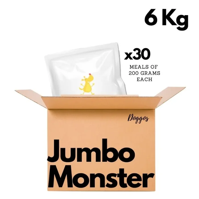 Doggos Fresh Meals for Dogs – Jumbo Monster (6kg)