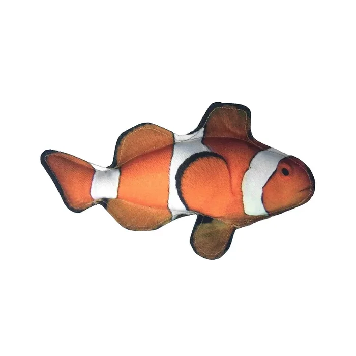 Dogline Tropical Fish Dog Toy – Clownfish
