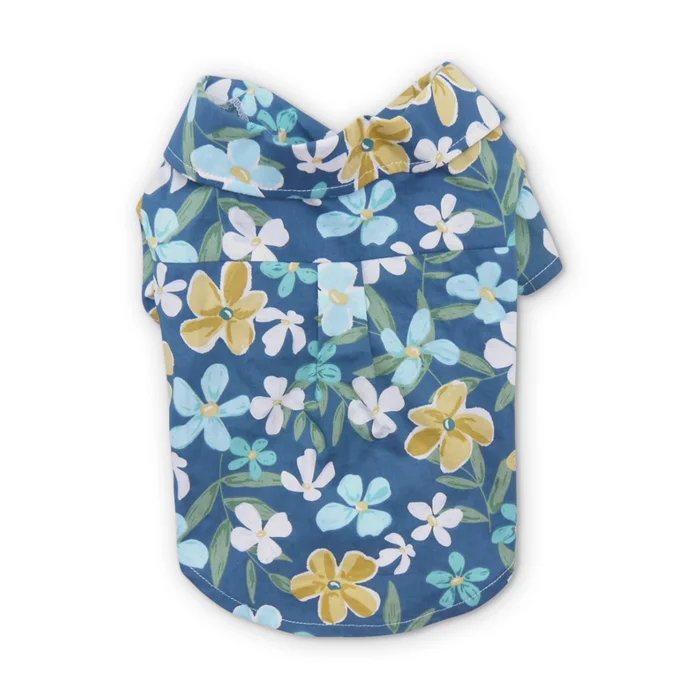 DOGO Wildflower Dog Shirt – Blue