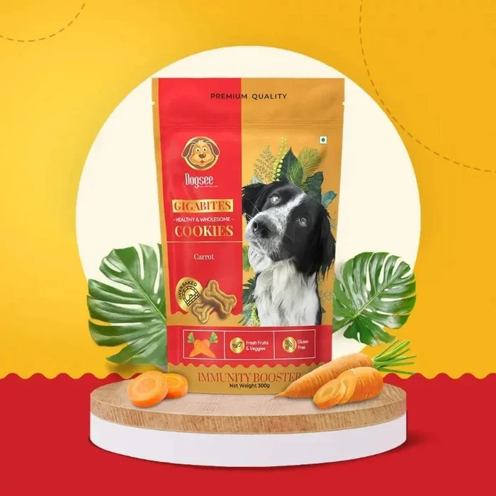 Dogsee Gigabytes – Cookies for Dogs – Carrot