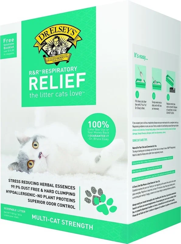 Dr. Elsey’s Respiratory Relief Clumping Cat Litter