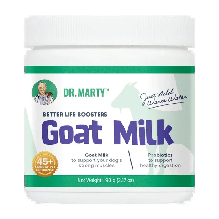 DR. MARTY Better Life Boosters Goat Milk Powder Health Supplement for Dogs