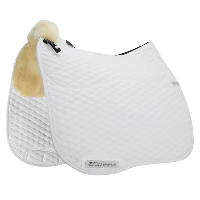 dressage saddle pad lined with lambskin at the withers Stübben Streamline