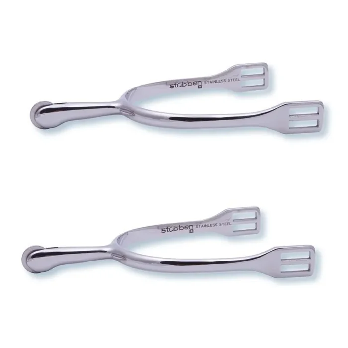 dressage smooth roller spurs for horses Stübben [Size 45 mm]