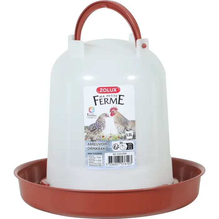 Drinking trough for poultry Zolux [Size 1,5 L]
