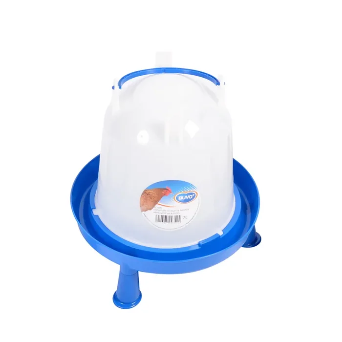 Drinking trough for screw hens with handle and feet Duvoplus