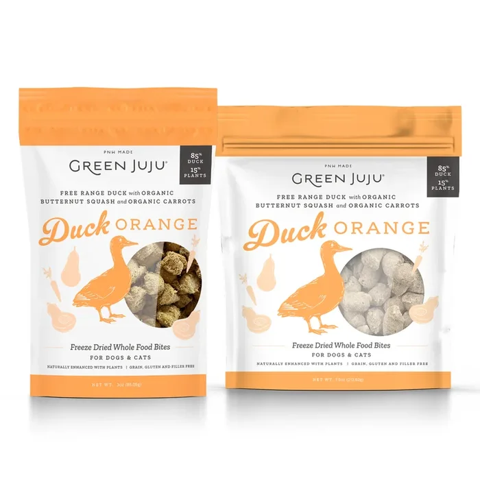 Duck Orange Freeze Dried Whole Food Bites