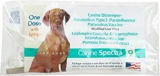 Durvet Canine Spectra 9 with Syringe Dog Vaccine, 1-dose