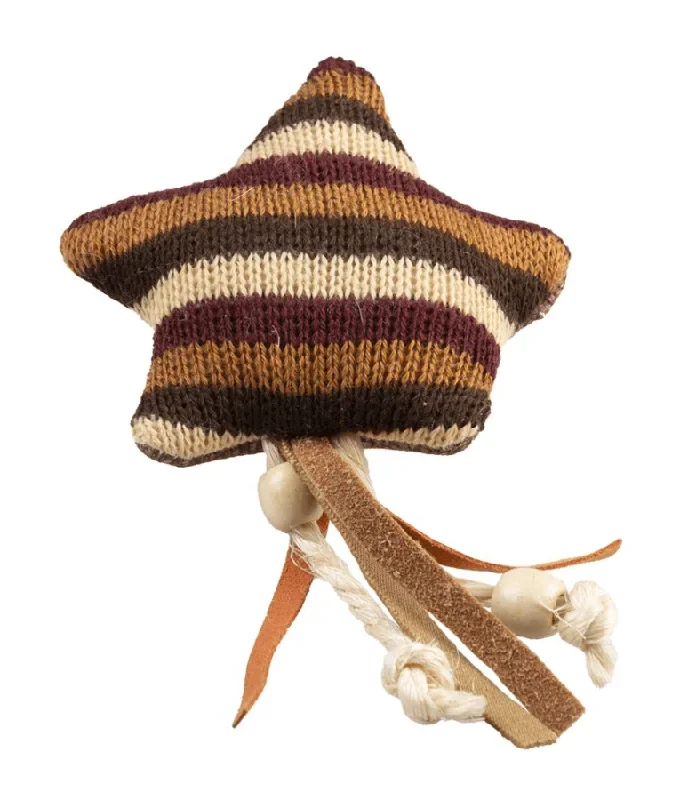 Duvo Knitted Star With Catnip