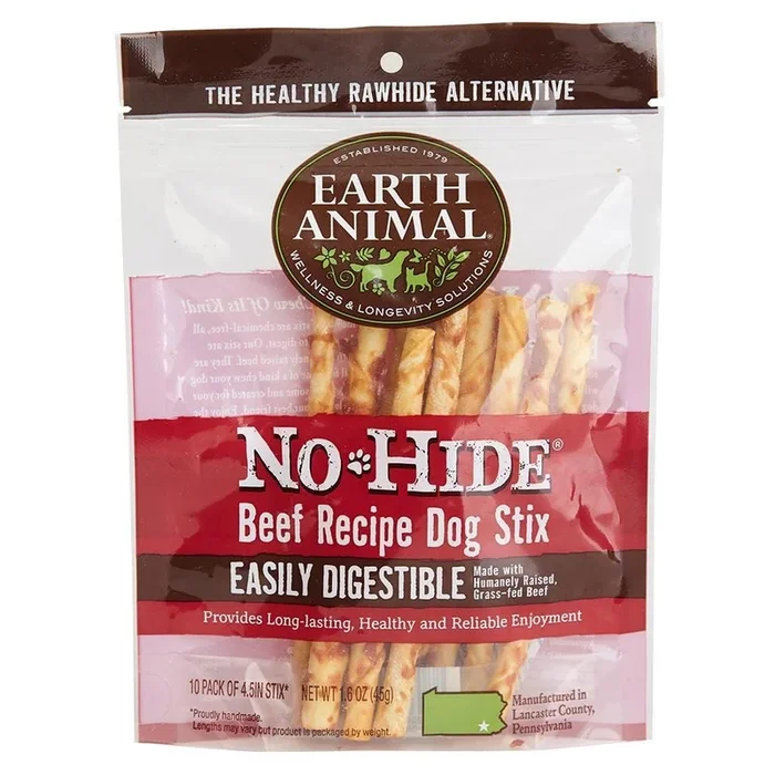 Earth Animal No-Hide Beef Stix Dog & Cat Chews