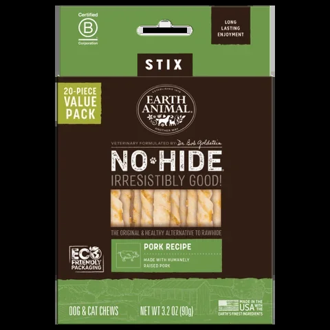 Earth Animal No-Hide® Pork Stix