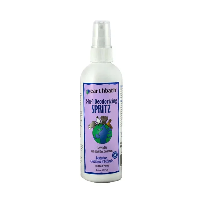 Earthbath 3-in-1 Deodorizing Spritz for Dogs Lavender 8-oz