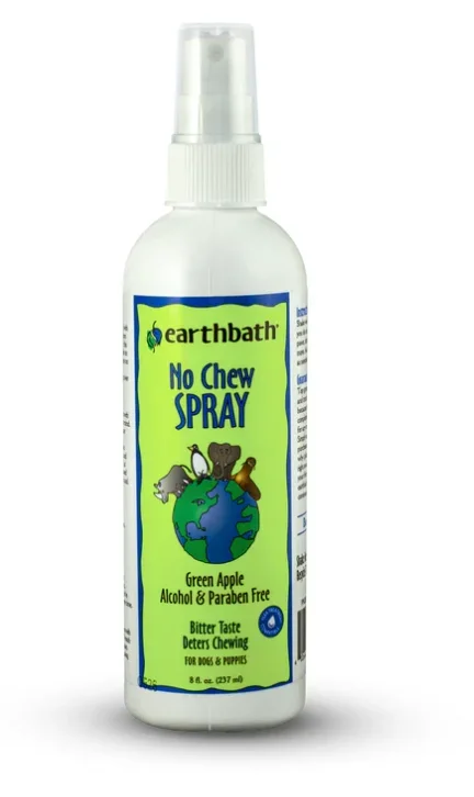Earthbath No Chew Bitter Apple Spray, 8 oz.