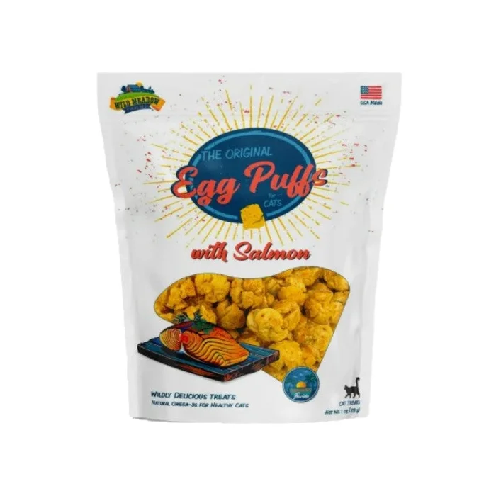 Egg Puffs For Cats with Salmon