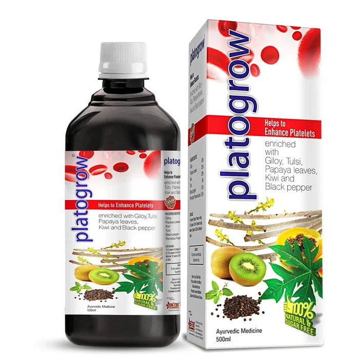 Ek Tek Platogrow Platelet Enhancer Syrup for Dogs (200ml)