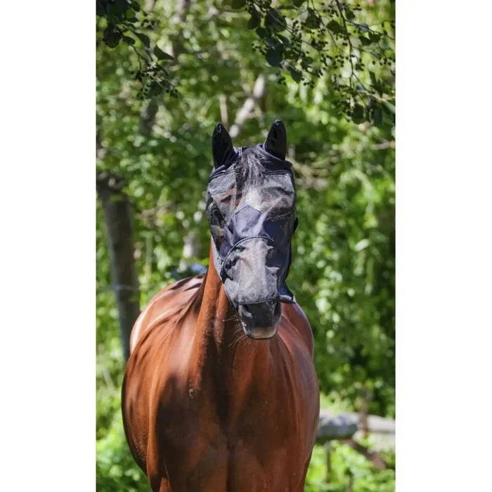 Equithème Fine mesh fly mask for horses
