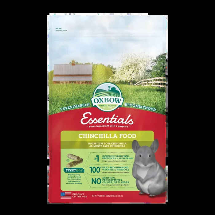 Essentials Chinchilla Food – (3lb / 10lb)