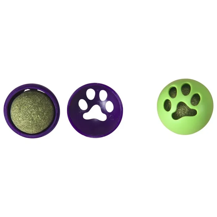 Ethical Pet Catnip Roller Ball Cat Toy 2 Count