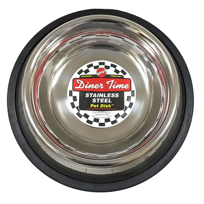 Ethical Products SPOT 24oz “No-Tip” Mirror Stainless Steel Dish