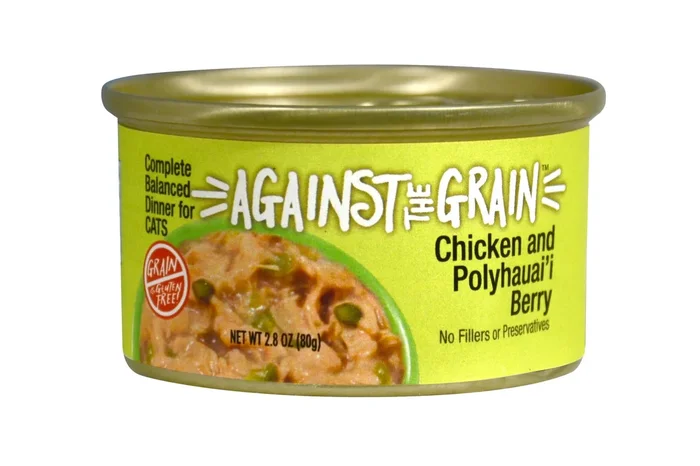 Evanger’s Against the Grain Chicken & Polyhauai’I Berry Dinner Cat