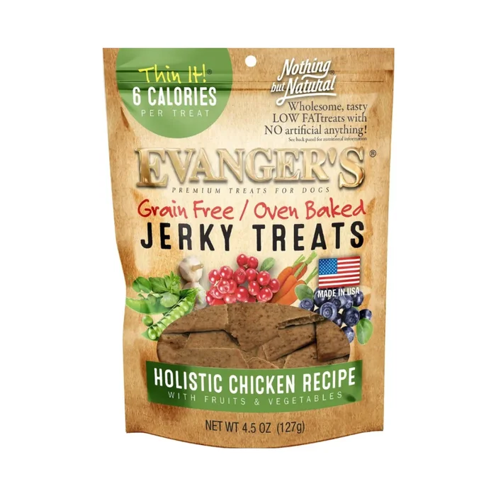 Evangers Grain Free Chicken Jerky Dog Treats
