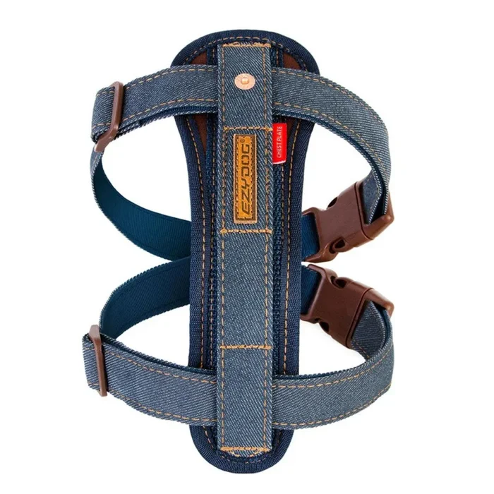EzyDog Chest Plate Dog Harness – Denim