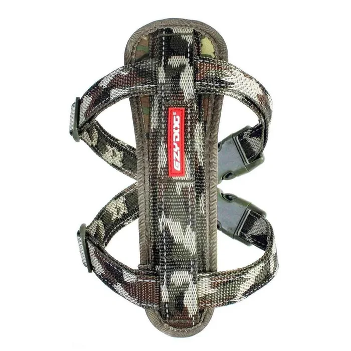 EzyDog Chest Plate Dog Harness – Green Camo
