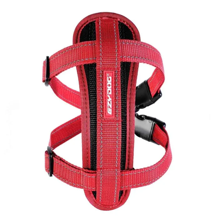 EzyDog Chest Plate Dog Harness – Red