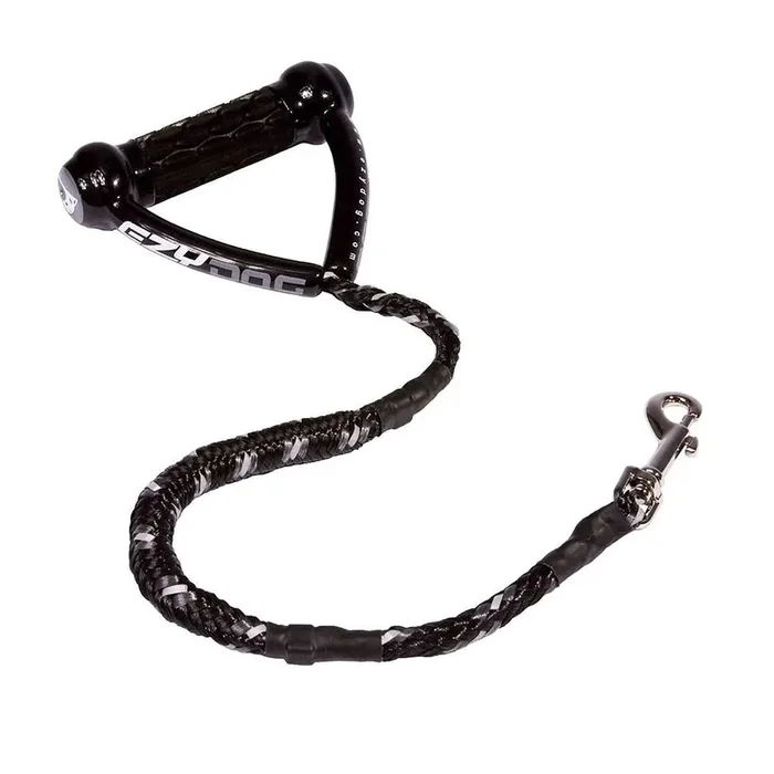 EzyDog Cujo Shock Absorbing Dog Leash – Black