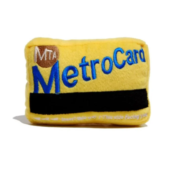 fabdog® MTA NYC Metrocard Plush Dog Toy