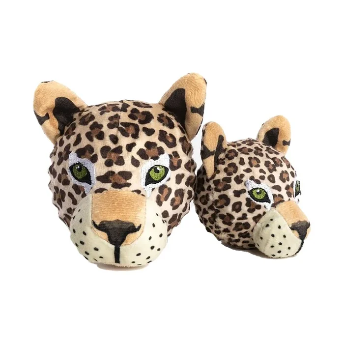 fabdog Safari Collection faball Dog Toy – Leopard