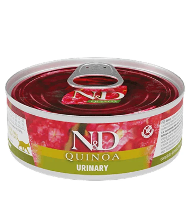 Farmina – N&D Quinoa, Duck Urinary Grain Free Adult Wet Cat Food In Broth 80g