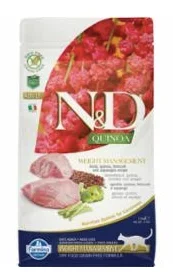 Farmina N&D Functional Weight Management Lamb Quinoa Dry Cat Food, 3.3 lb.