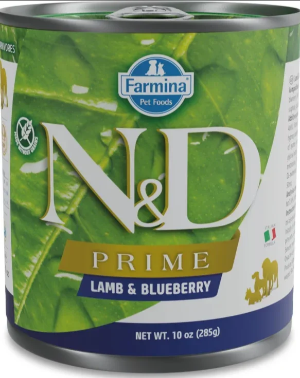 Farmina Prime Natural & Delicious Lamb and Blueberry Adult Canned Dog Food