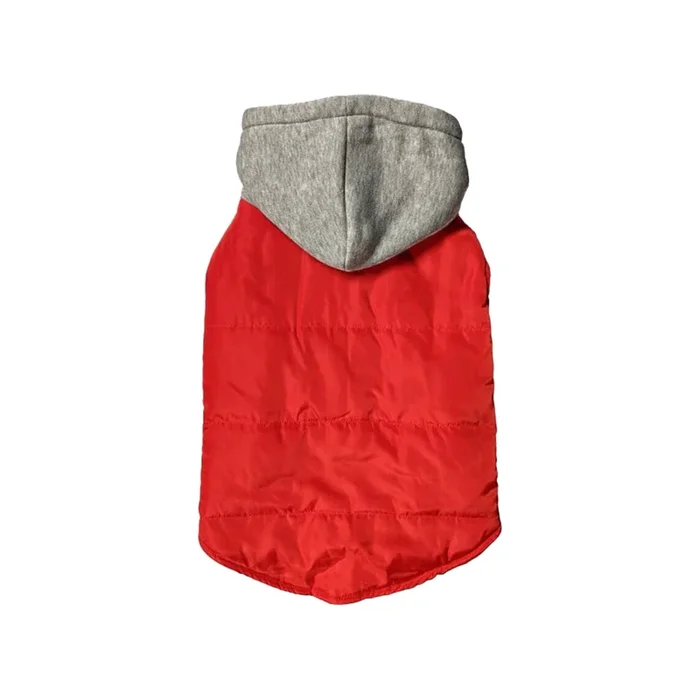Fashion Pet Cosmo Vest w/Hood Red Medium