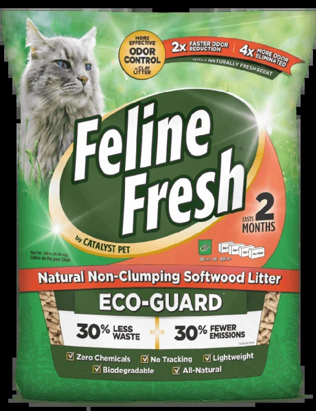 FELINE FRESH NON-CLUMPING SOFTWOOD LITTER