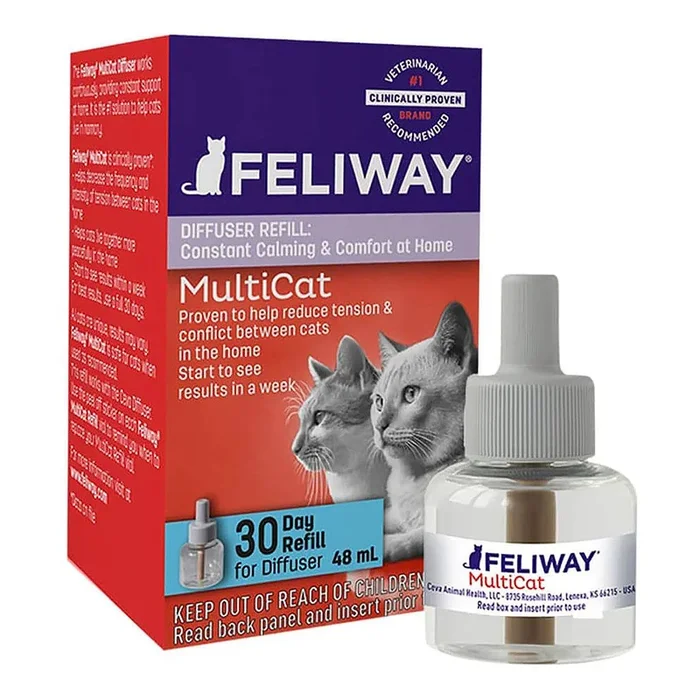 Feliway MultiCat Calming Diffuser Refill for Cats