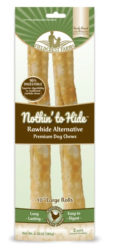 Fieldcrest Farms Nothin’ to Hide Chicken Roll Dog Chew
