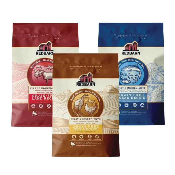 First-Five Kibble Grain-Free Dry Dog Food Variety 3-Pack – 4lb bags